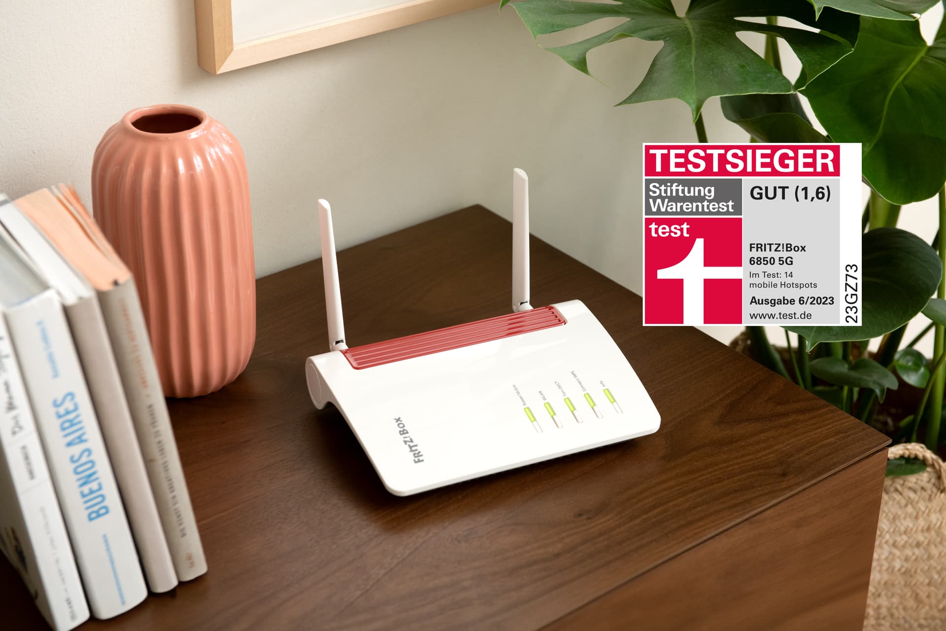 FRITZ!Box 6850 5G Testsieger Stiftung Warentest