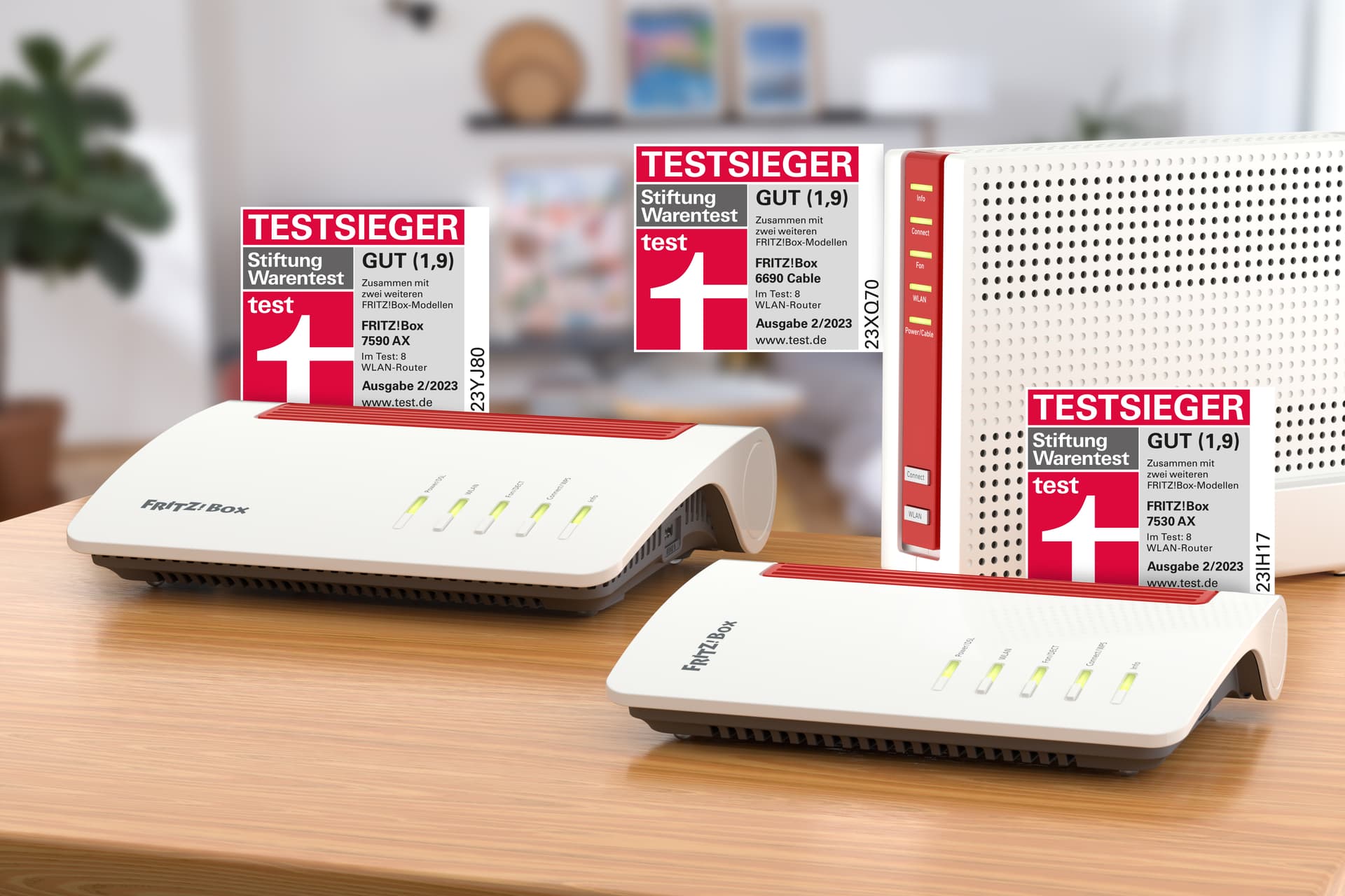 FRITZ!Box Testsieger Stiftung Warentest
